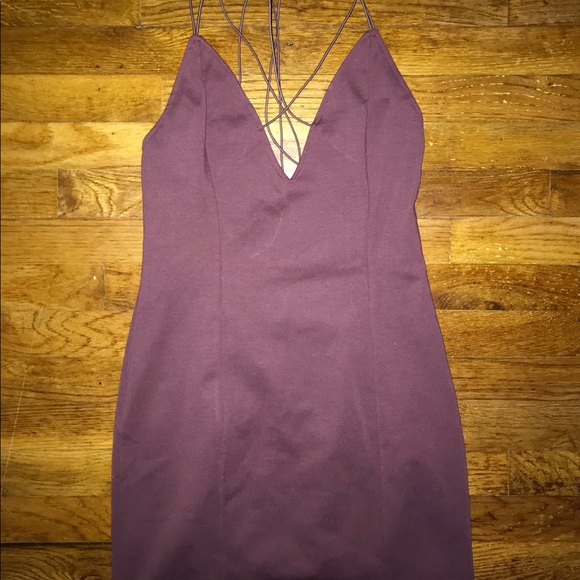 Tobi Mauve Bodycon Dress - Picture 2 of 3